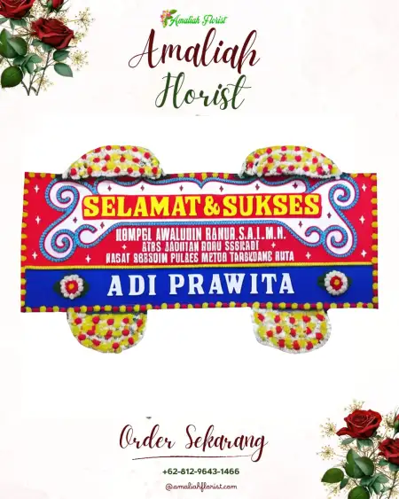 Papan Bunga Ucapan Selamat Cimeong